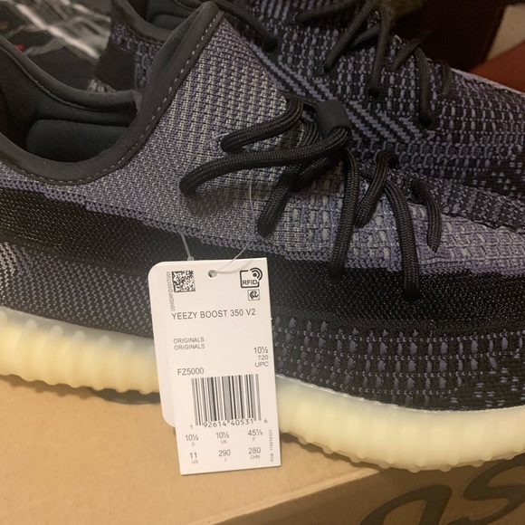 Yeezy 350 V2 Boost Carbon FZ5000 - Picture 2 of 5